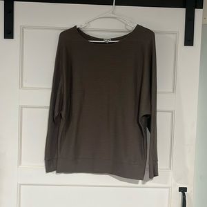 Brown 3/4 Sleeve a new day top